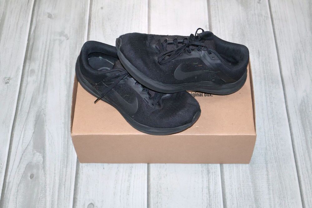 Nike Air Winflo 10 Black Anthracite Running Shoes Mens Size 8 Lightweight
